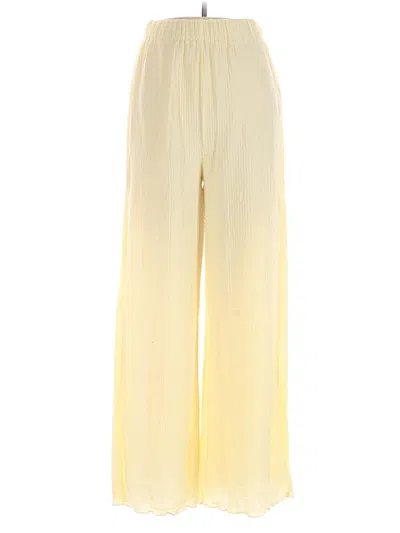 Pre-owned Shein Casual Pants In Yellow