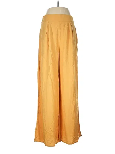 Pre-owned Shein Casual Pants In Yellow
