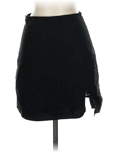 Pre-owned Shein Casual Skirt In Black