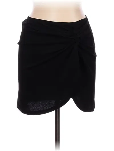 Pre-owned Shein Casual Skirt In Black