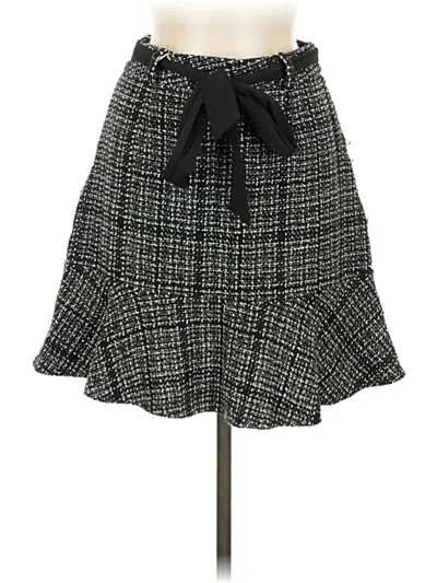 Pre-owned Shein Casual Skirt In Black