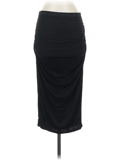 Pre-owned Shein Casual Skirt In Black