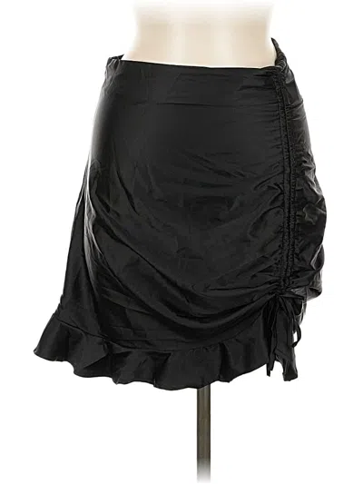 Pre-owned Shein Casual Skirt In Black