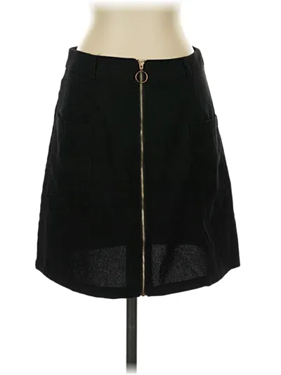 Pre-owned Shein Casual Skirt In Black