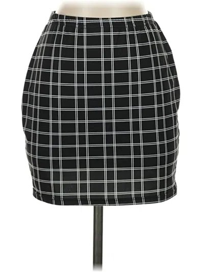 Pre-owned Shein Casual Skirt In Black