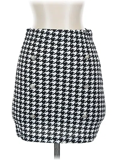 Pre-owned Shein Casual Skirt In Black