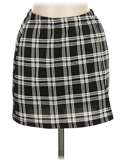 Pre-owned Shein Casual Skirt In Black