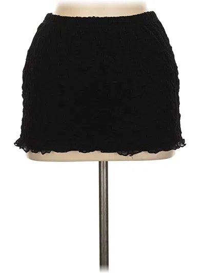 Pre-owned Shein Casual Skirt In Black