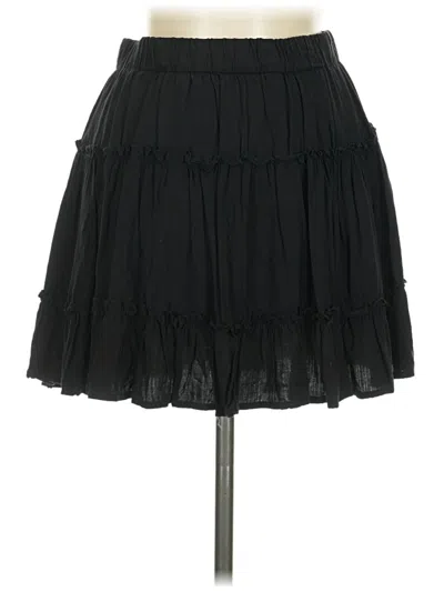 Pre-owned Shein Casual Skirt In Black