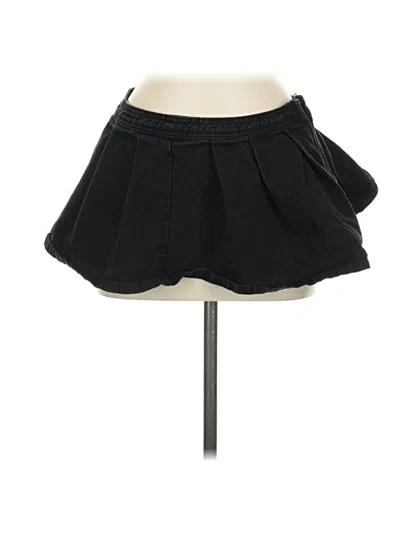 Pre-owned Shein Casual Skirt In Black