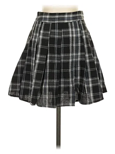 Pre-owned Shein Casual Skirt In Black