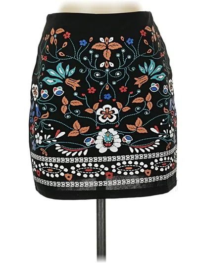 Pre-owned Shein Casual Skirt In Black