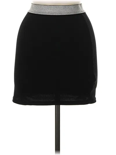 Pre-owned Shein Casual Skirt In Black