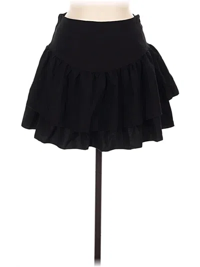 Pre-owned Shein Casual Skirt In Black