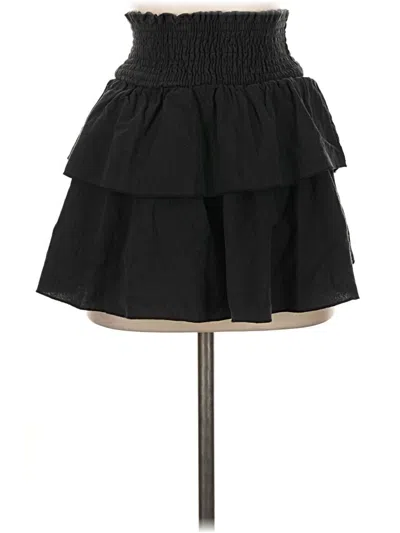 Pre-owned Shein Casual Skirt In Black