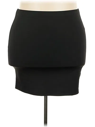 Shein Casual Skirt In Black