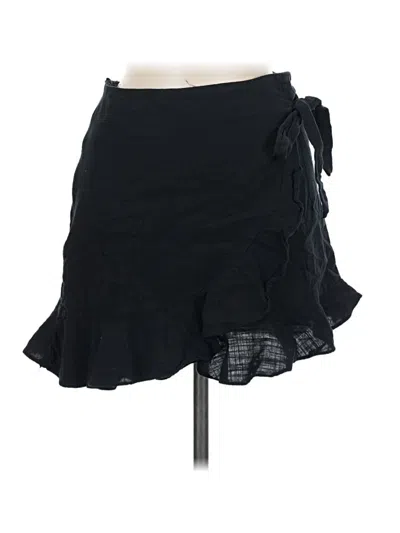 Pre-owned Shein Casual Skirt In Black