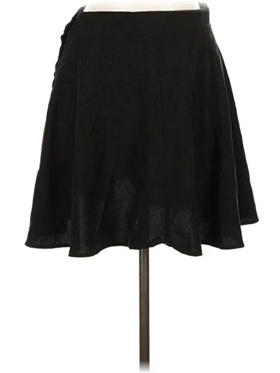 Pre-owned Shein Casual Skirt In Black