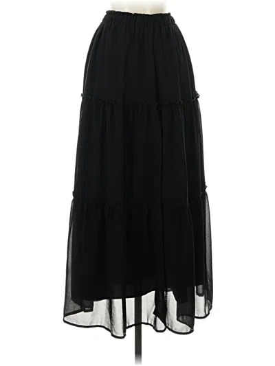 Pre-owned Shein Casual Skirt In Black