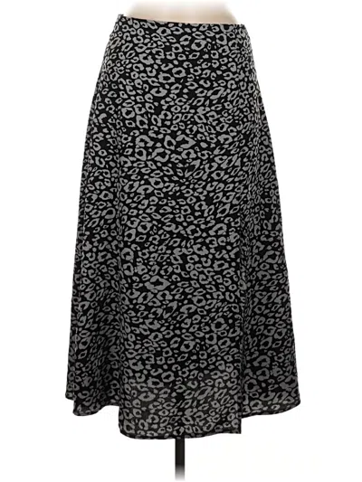 Pre-owned Shein Casual Skirt In Black