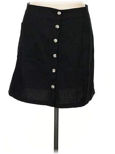 Pre-owned Shein Casual Skirt In Black