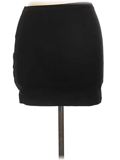 Pre-owned Shein Casual Skirt In Black