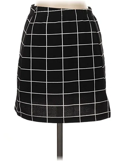 Pre-owned Shein Casual Skirt In Black