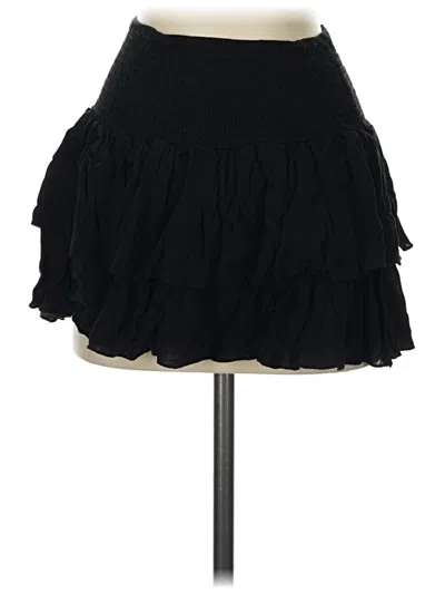 Pre-owned Shein Casual Skirt In Black