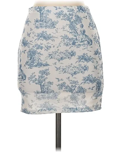 Pre-owned Shein Casual Skirt In Blue