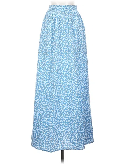 Pre-owned Shein Casual Skirt In Blue