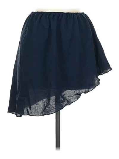 Pre-owned Shein Casual Skirt In Blue