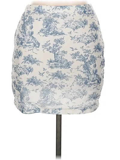 Pre-owned Shein Casual Skirt In Blue