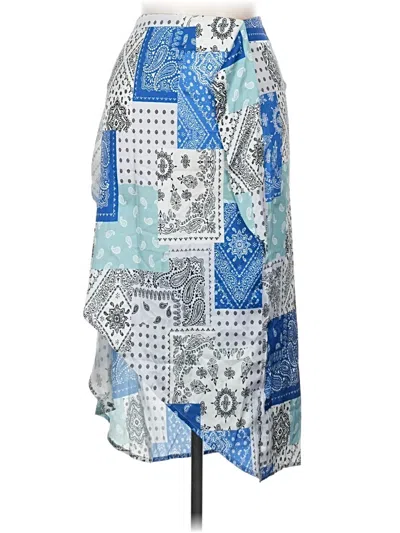Pre-owned Shein Casual Skirt In Blue