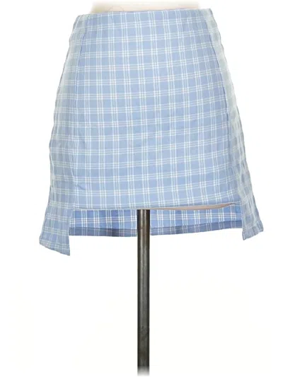 Pre-owned Shein Casual Skirt In Blue