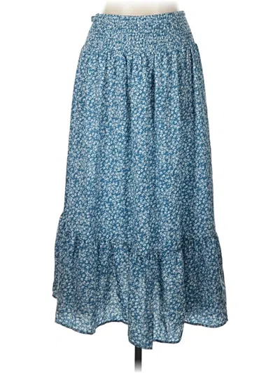 Pre-owned Shein Casual Skirt In Blue