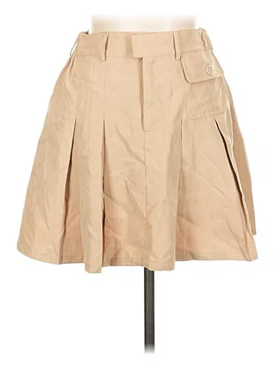 Pre-owned Shein Casual Skirt In Brown