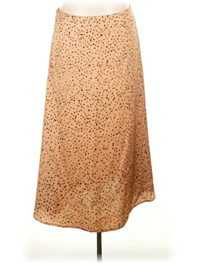 Pre-owned Shein Casual Skirt In Brown