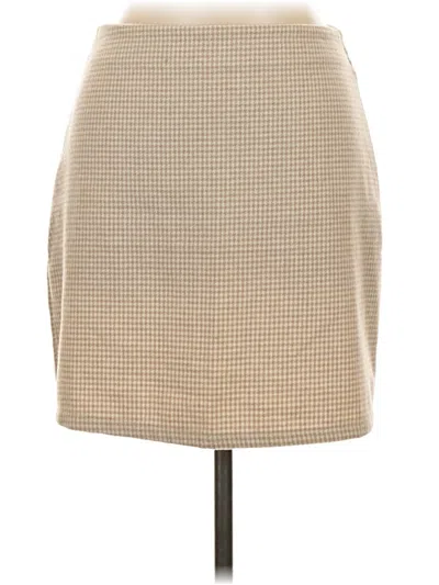 Pre-owned Shein Casual Skirt In Brown