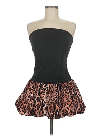 Pre-owned Shein Casual Skirt In Brown