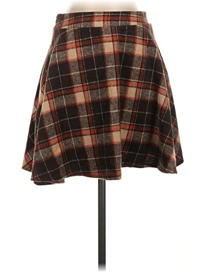 Pre-owned Shein Casual Skirt In Brown