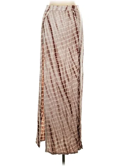 Pre-owned Shein Casual Skirt In Brown