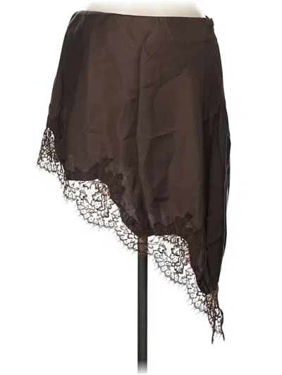 Pre-owned Shein Casual Skirt In Brown