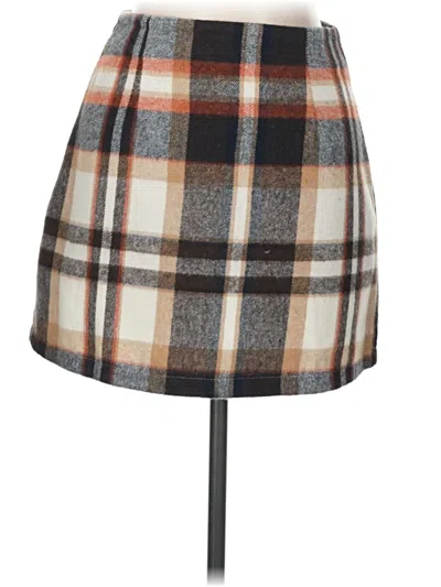 Pre-owned Shein Casual Skirt In Brown