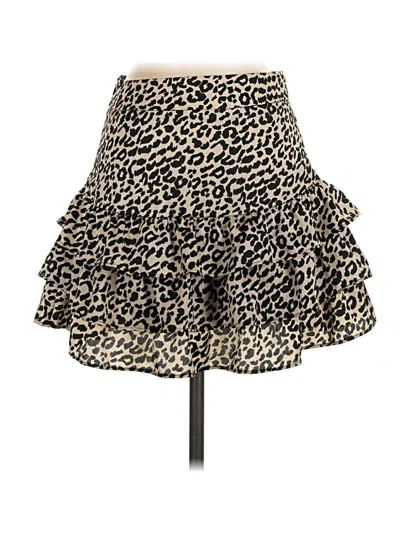 Pre-owned Shein Casual Skirt In Gold