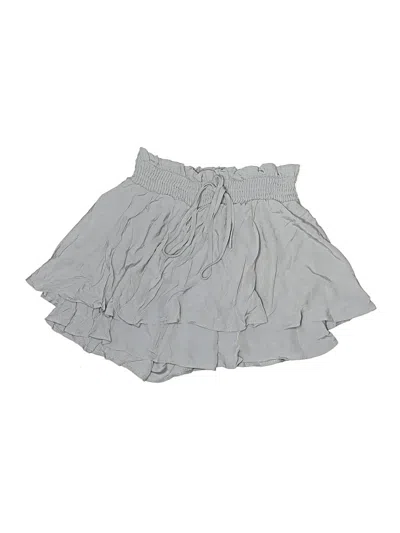 Pre-owned Shein Casual Skirt In Gray