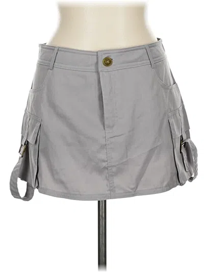 Shein Casual Skirt In Gray
