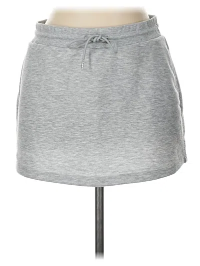 Pre-owned Shein Casual Skirt In Gray