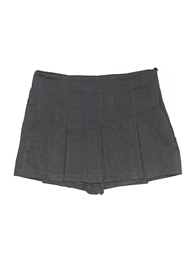 Pre-owned Shein Casual Skirt In Gray