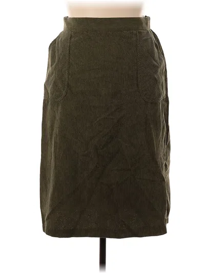 Pre-owned Shein Casual Skirt In Green