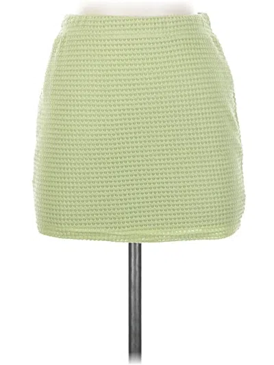 Pre-owned Shein Casual Skirt In Green